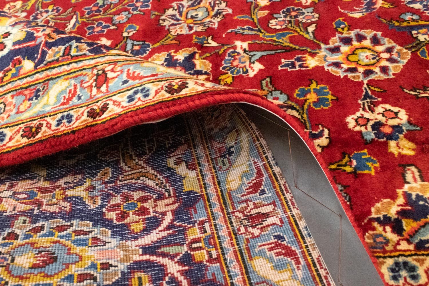 Perserteppich - Keshan 402 x 297 cm - rot