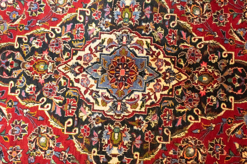 Perserteppich - Keshan 415 x 298 cm - rot