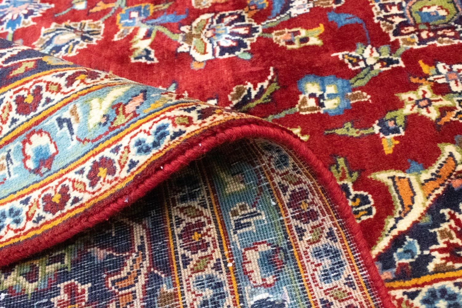 Perserteppich - Keshan 383 x 246 cm - rot