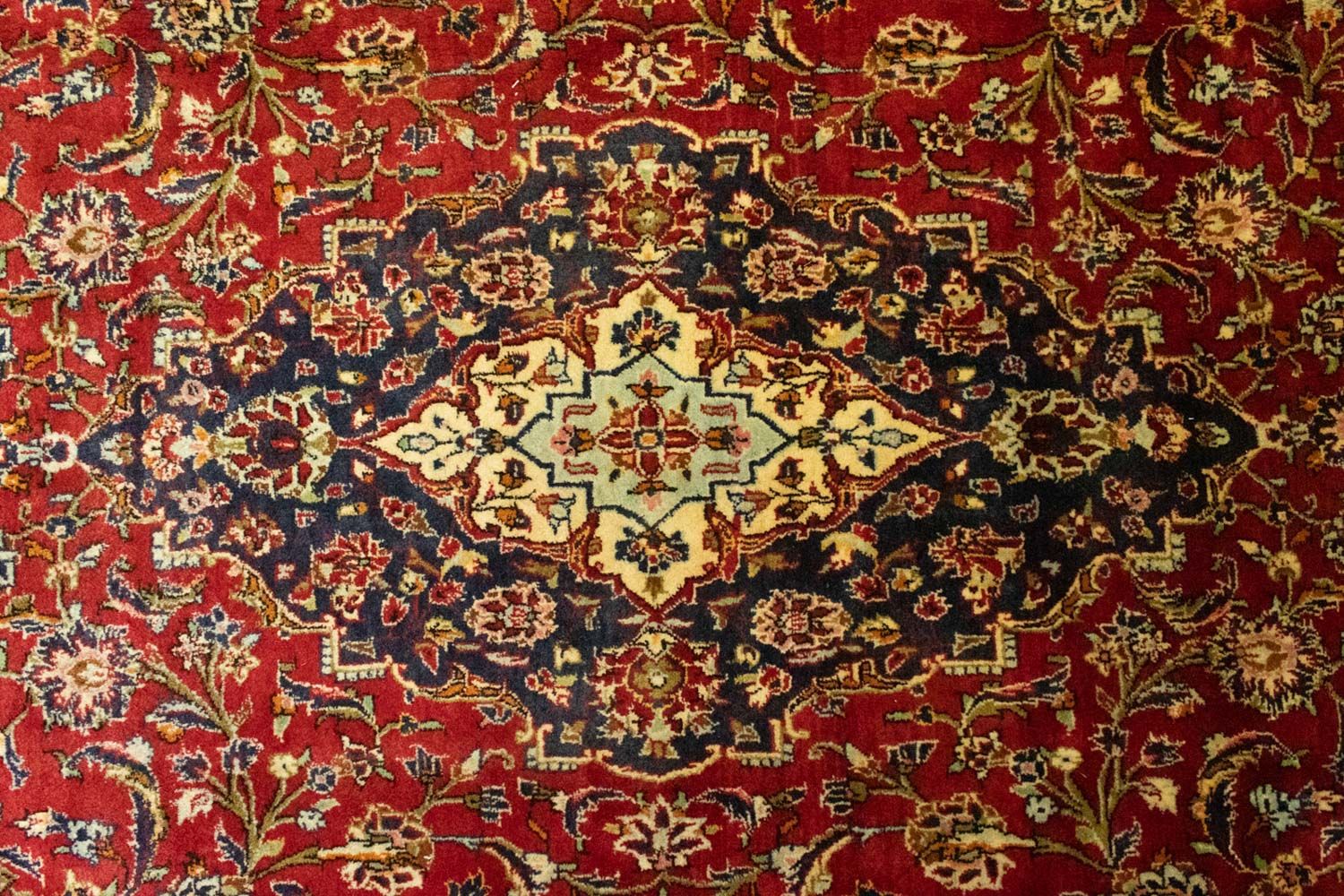 Perserteppich - Keshan 346 x 207 cm - rot