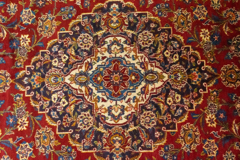 Perserteppich - Keshan 406 x 307 cm - orange