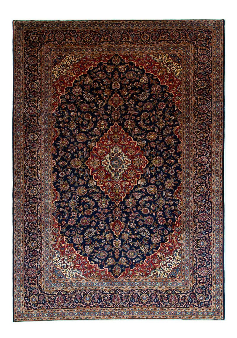 Perserteppich - Keshan 419 x 298 cm - blau