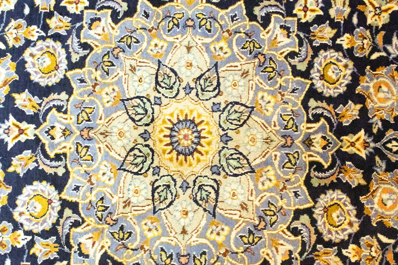 Perserteppich - Keshan 431 x 308 cm - blau