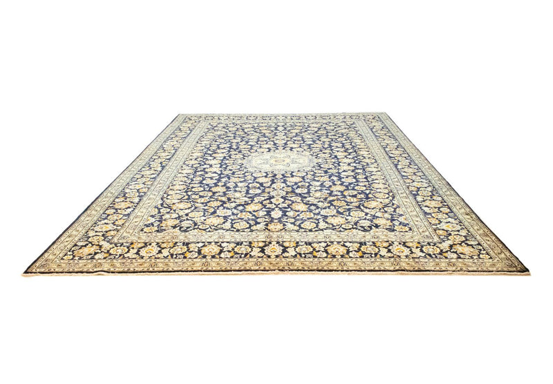 Perserteppich - Keshan 431 x 308 cm - blau