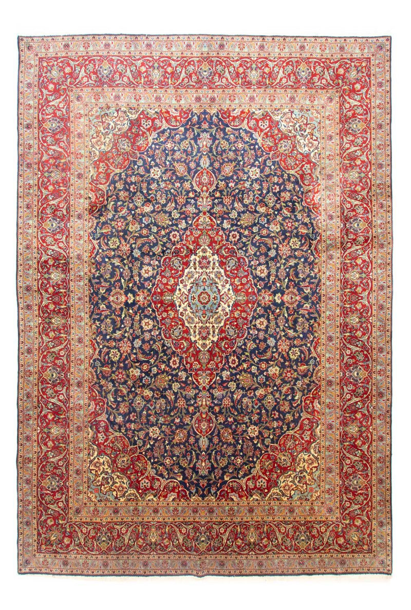 Perserteppich - Keshan 433 x 300 cm - blau