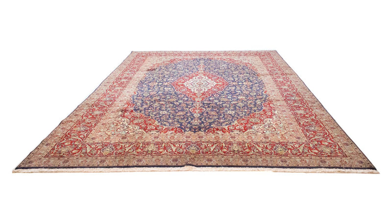 Perserteppich - Keshan 433 x 300 cm - blau