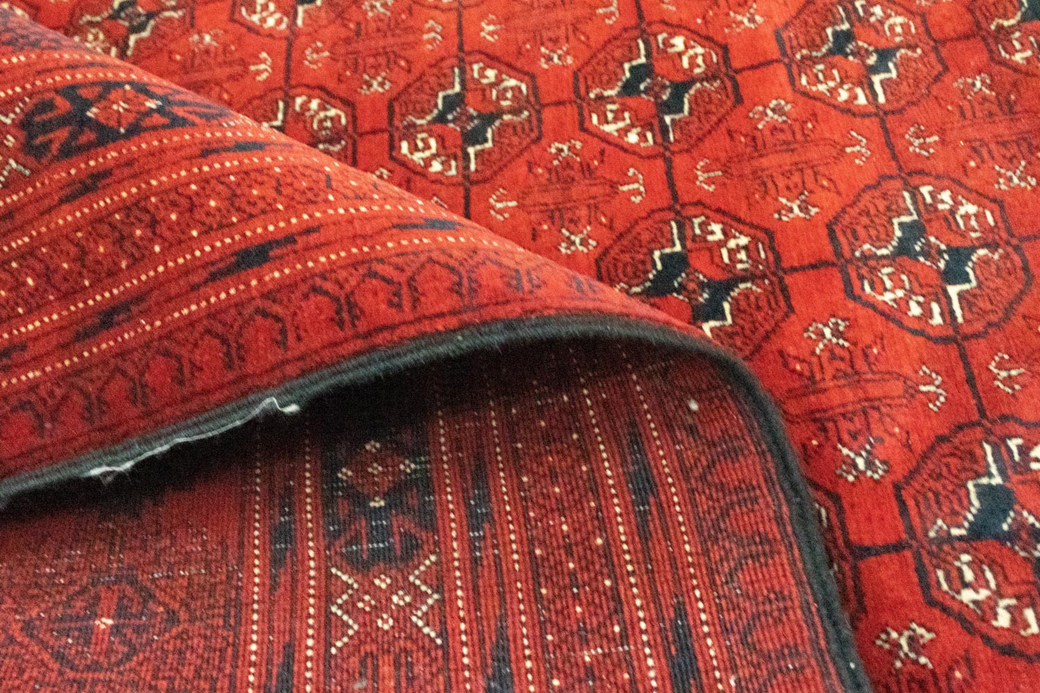 Afghan Teppich - Buchara 295 x 192 cm - dunkelbraun