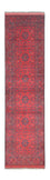 Afghan Teppich - Kunduz 297 x 74 cm - rot