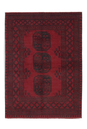 Afghan Teppich - Filpa 139 x 102 cm - rot