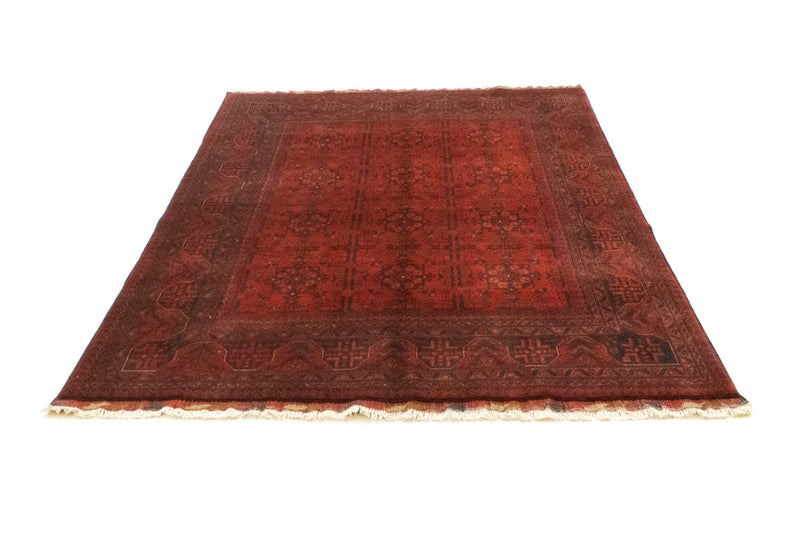 Afghan Teppich - Kunduz 194 x 147 cm - rot