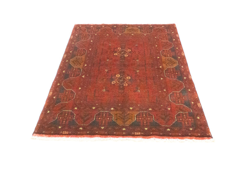 Afghan Teppich - Kunduz 154 x 100 cm - rot