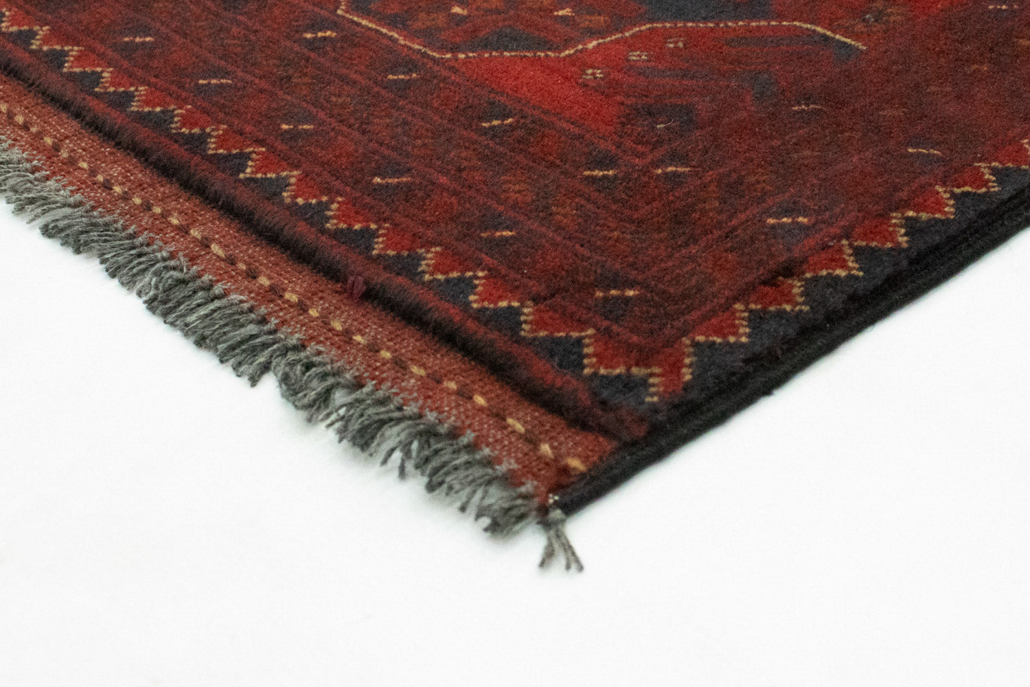 Afghan Teppich - Kunduz 147 x 100 cm - rot