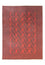 Afghan Teppich - Filpa 345 x 256 cm - dunkelrot
