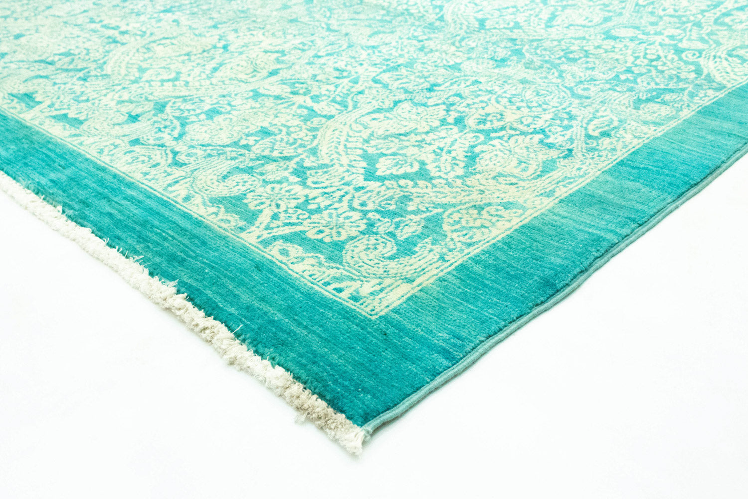 Ziegler Teppich - Modern 288 x 208 cm - seeblau
