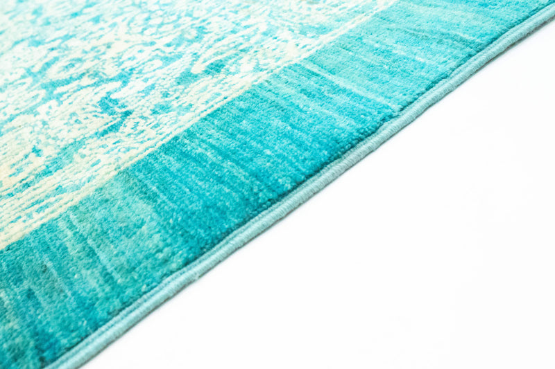 Ziegler Teppich - Modern 288 x 208 cm - seeblau