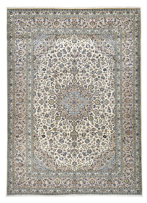 Perserteppich - Keshan - 352 x 257 cm - grau