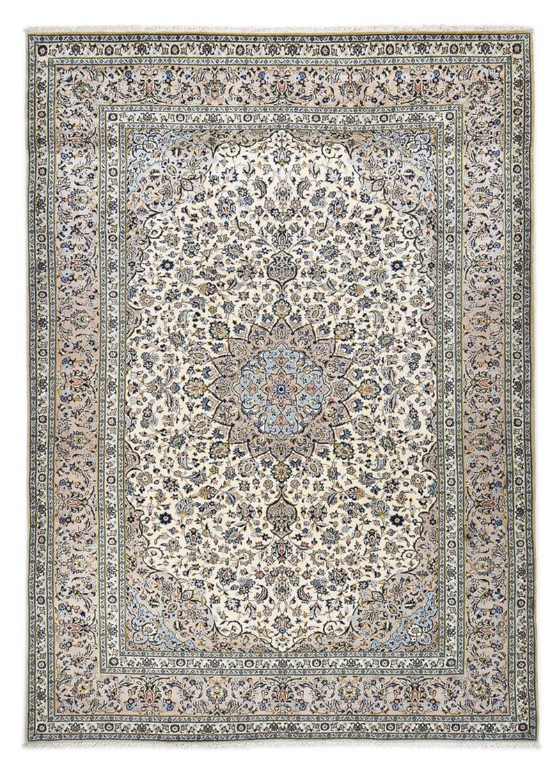 Perserteppich - Keshan - 352 x 257 cm - grau