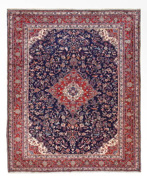 Perserteppich - Classic - 377 x 305 cm - dunkelblau