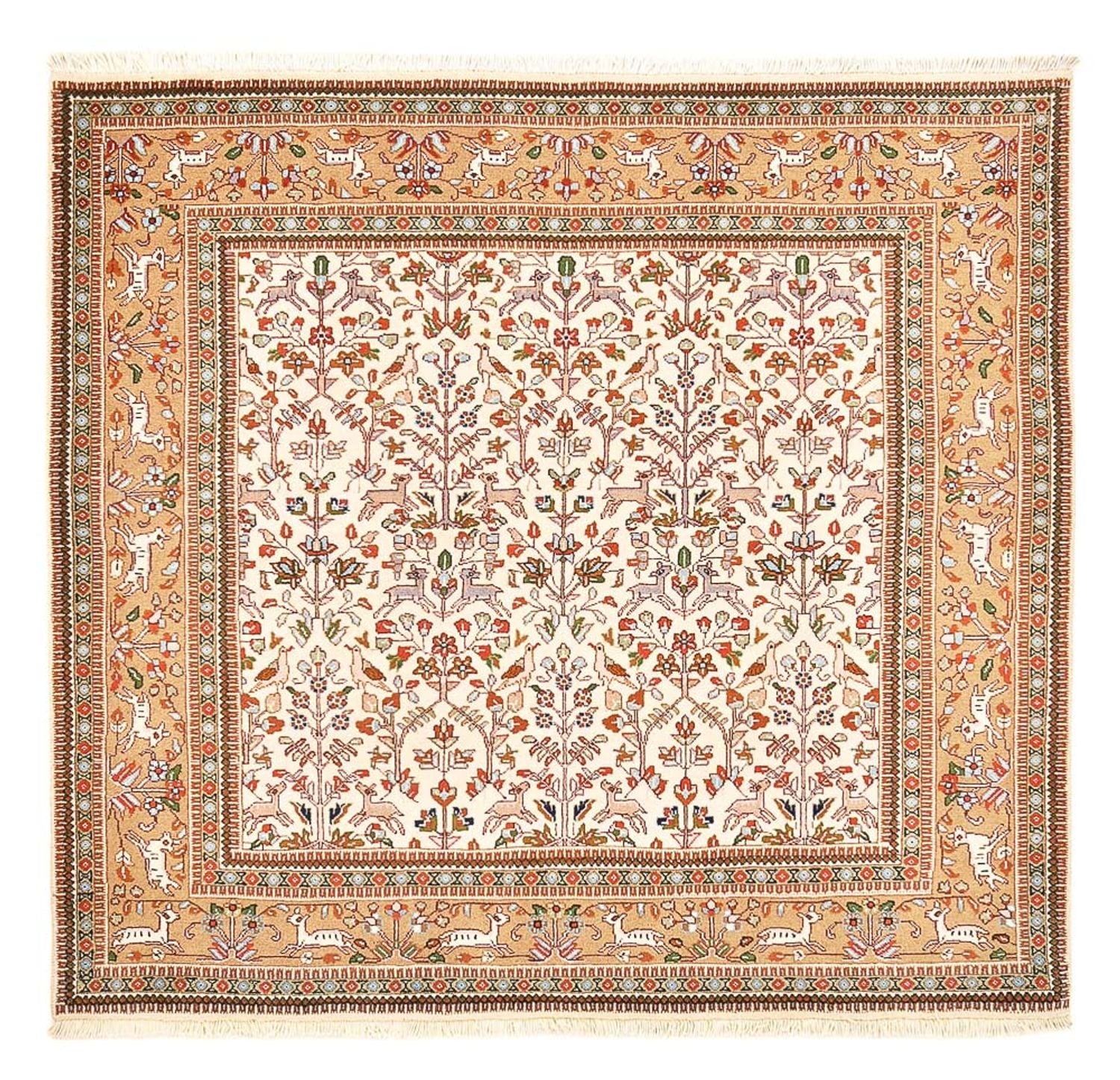 Perserteppich - Classic quadratisch  - 200 x 200 cm - creme