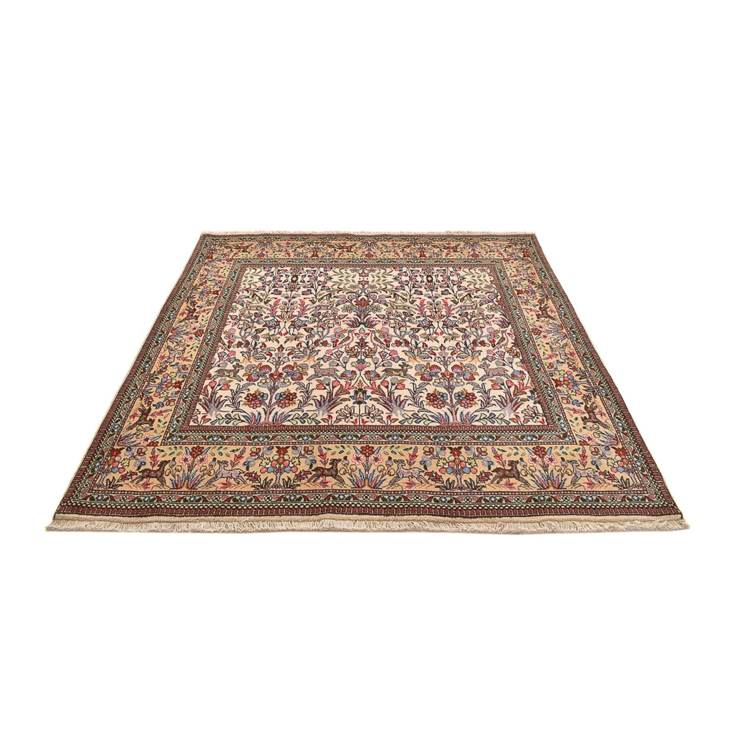 Perserteppich - Classic quadratisch  - 212 x 205 cm - creme