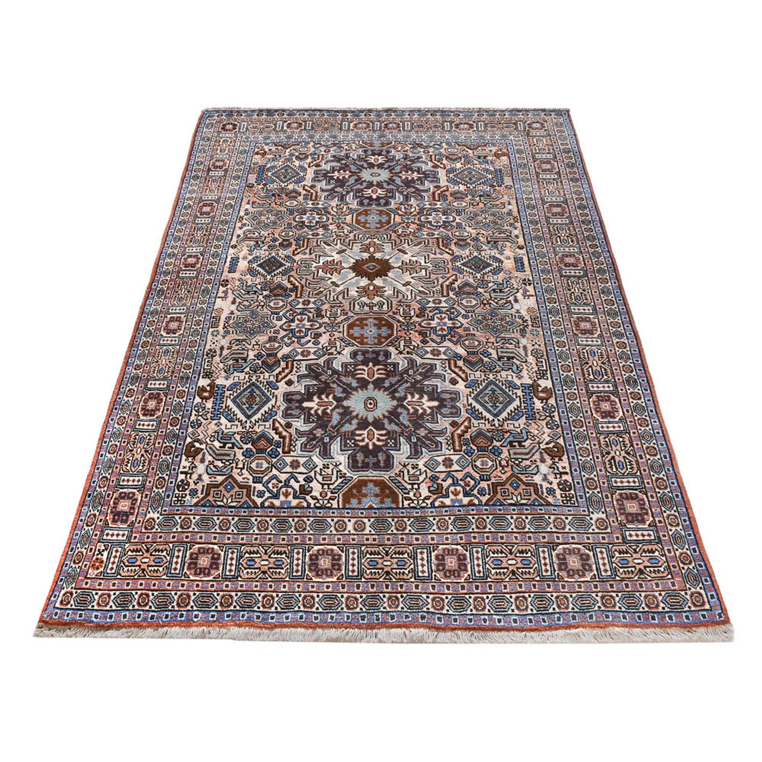 Perserteppich - Nomadic - 200 x 136 cm - dunkelgrau