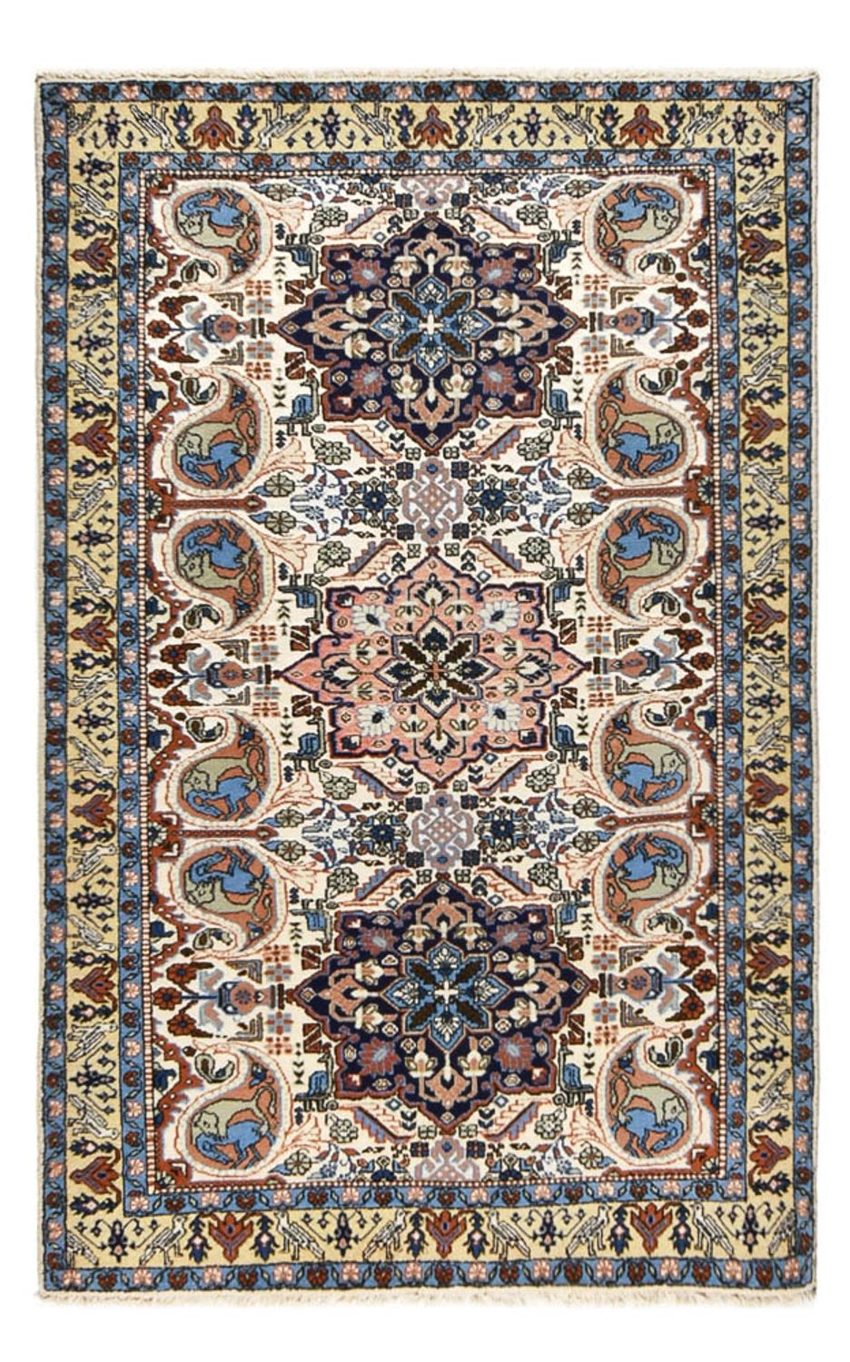 Perserteppich - Nomadic - 205 x 132 cm - mehrfarbig