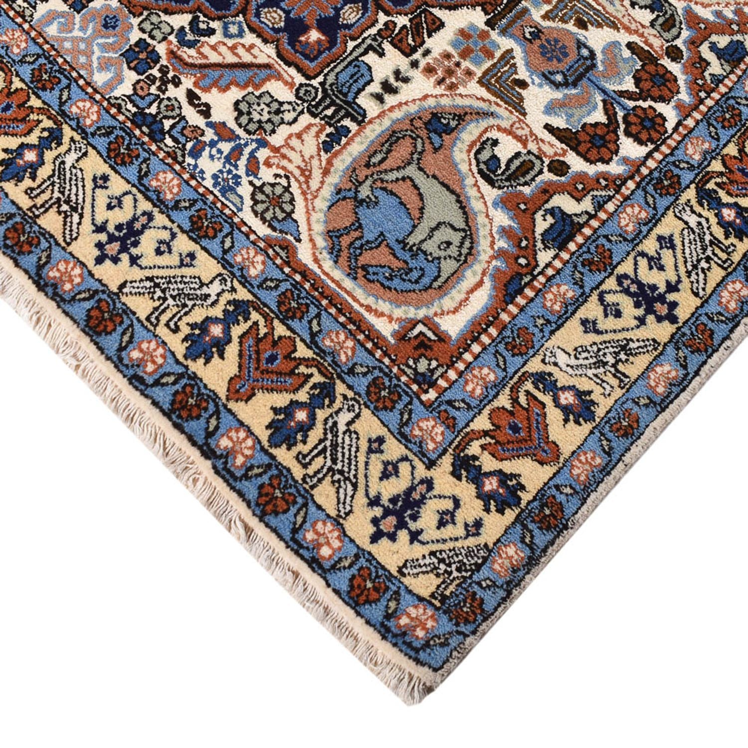 Perserteppich - Nomadic - 205 x 132 cm - mehrfarbig