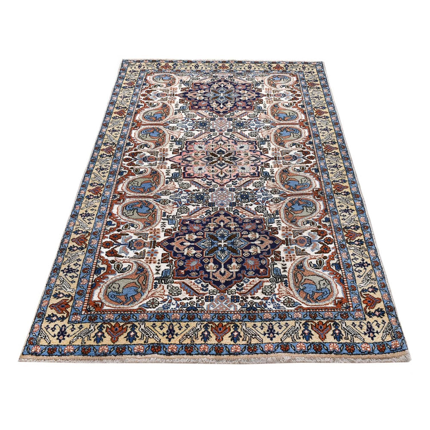 Perserteppich - Nomadic - 205 x 132 cm - mehrfarbig