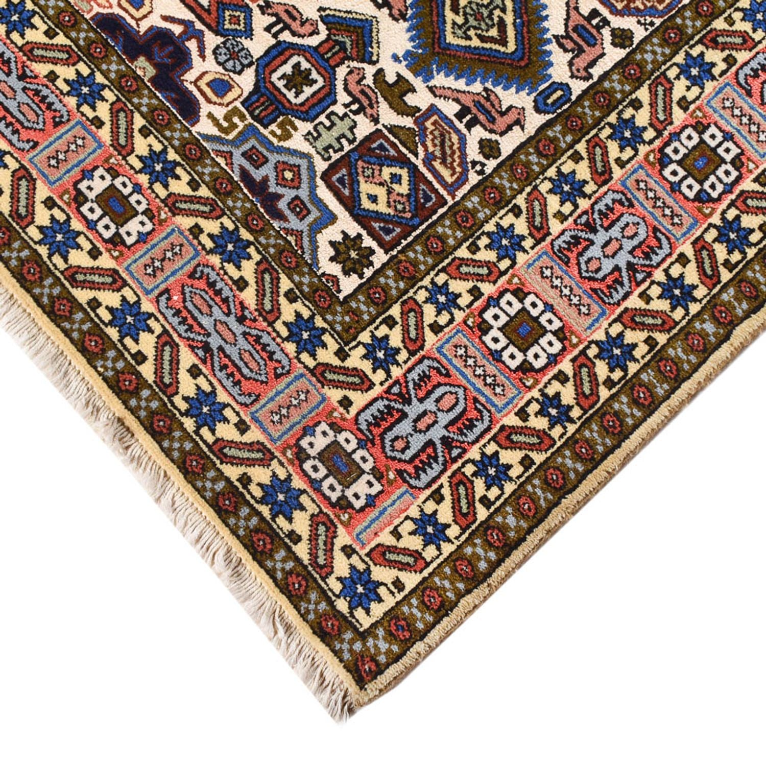 Perserteppich - Nomadic - 200 x 142 cm - mehrfarbig