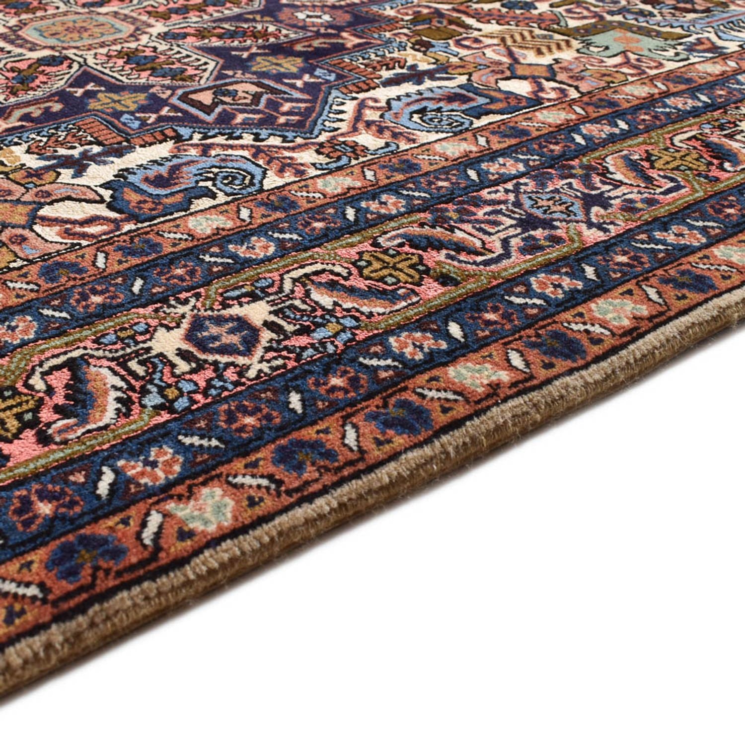 Perserteppich - Nomadic - 205 x 140 cm - mehrfarbig