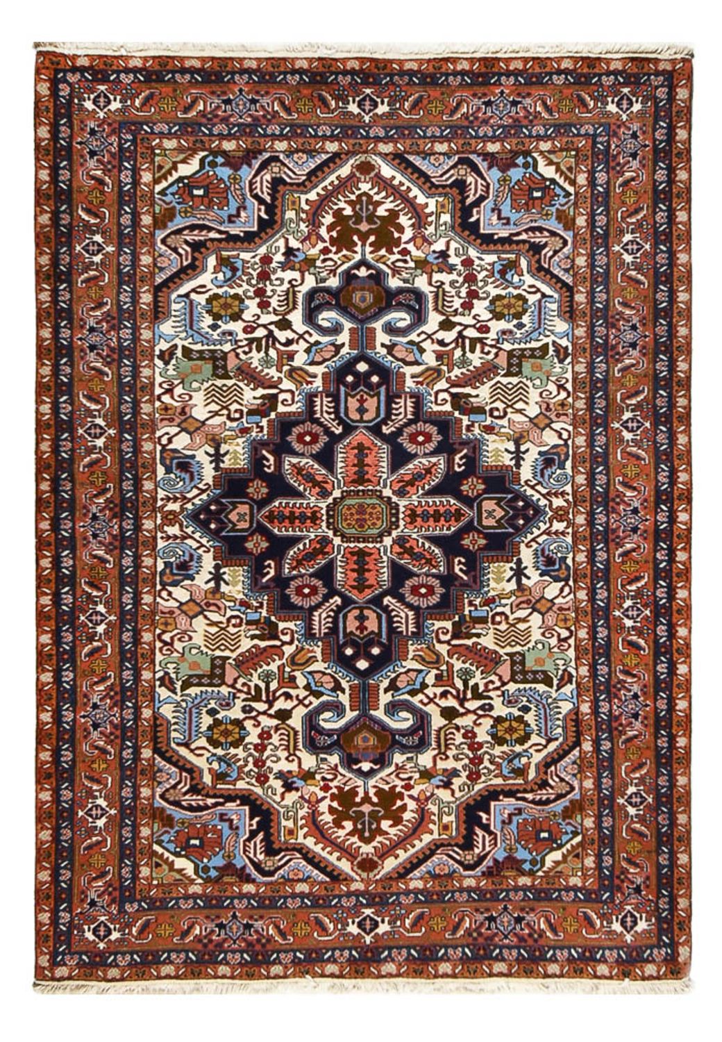 Perserteppich - Nomadic - 210 x 148 cm - mehrfarbig