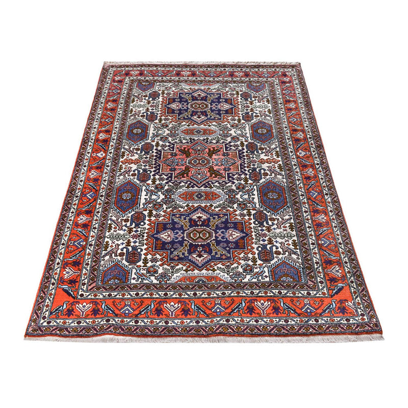 Perserteppich - Nomadic - 194 x 133 cm - mehrfarbig