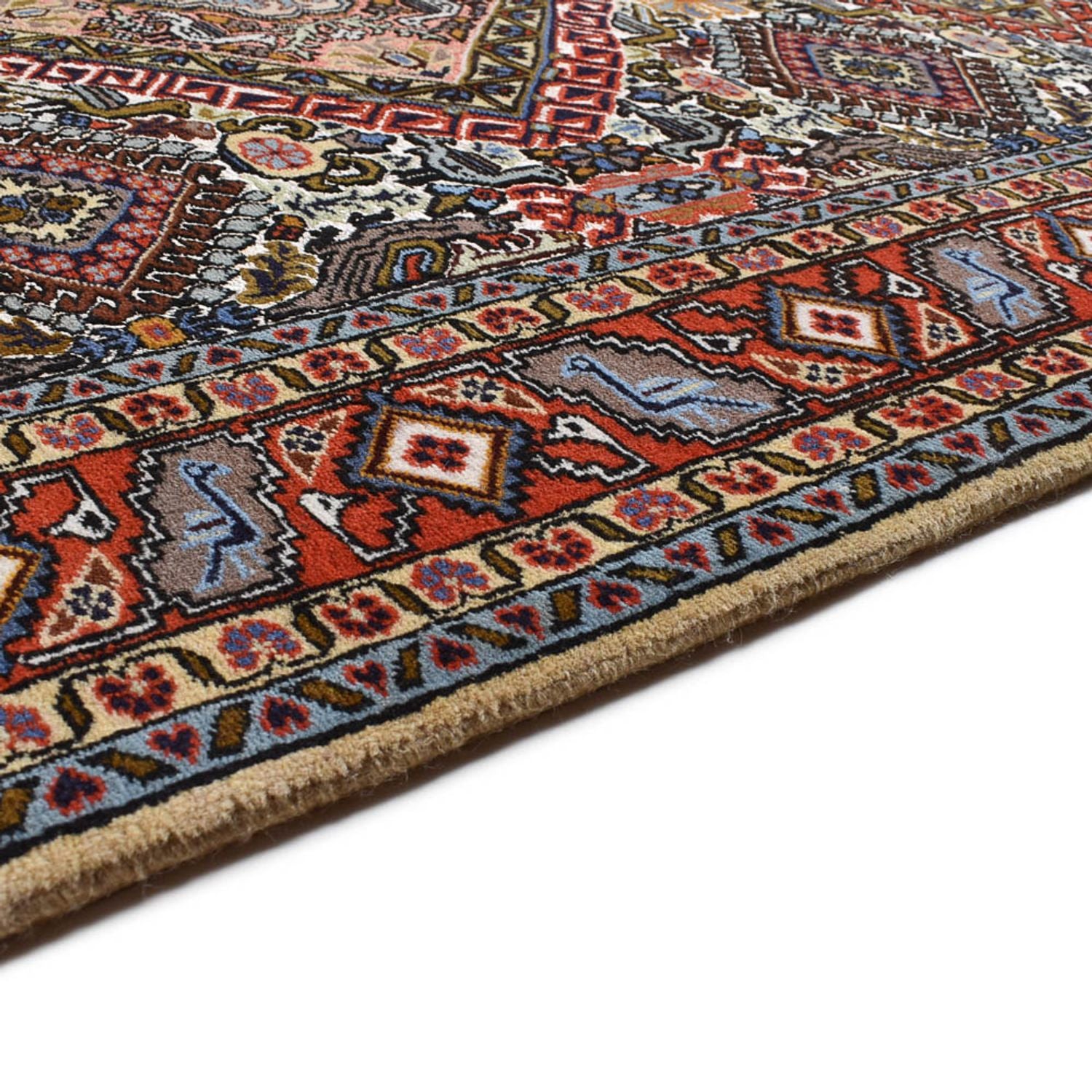 Perserteppich - Nomadic - 200 x 135 cm - mehrfarbig