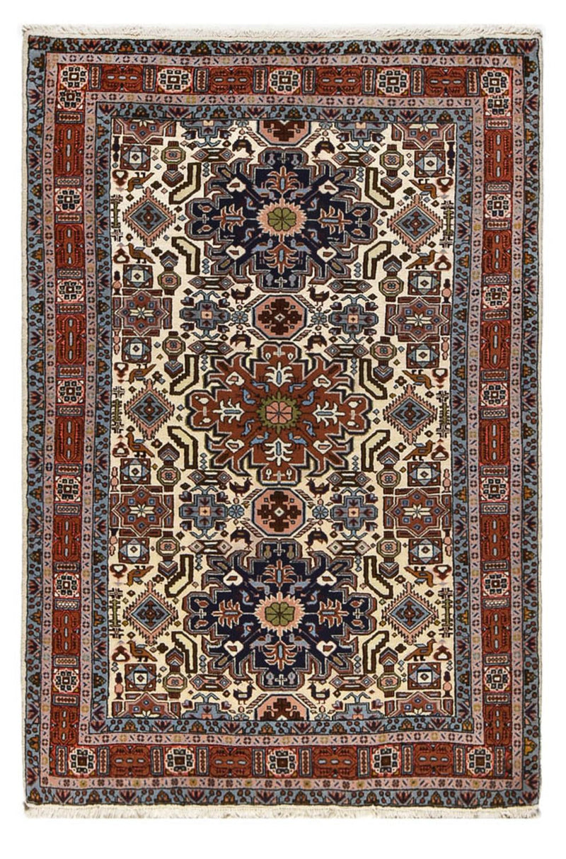 Perserteppich - Nomadic - 206 x 142 cm - mehrfarbig