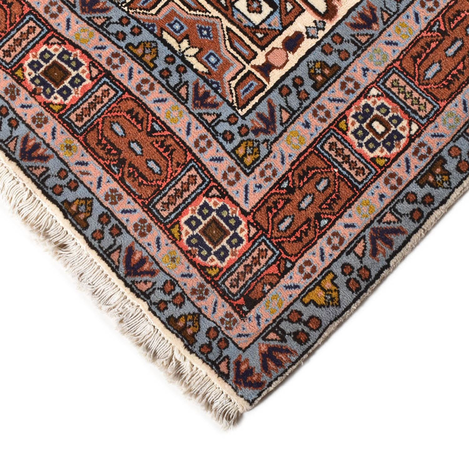 Perserteppich - Nomadic - 206 x 142 cm - mehrfarbig