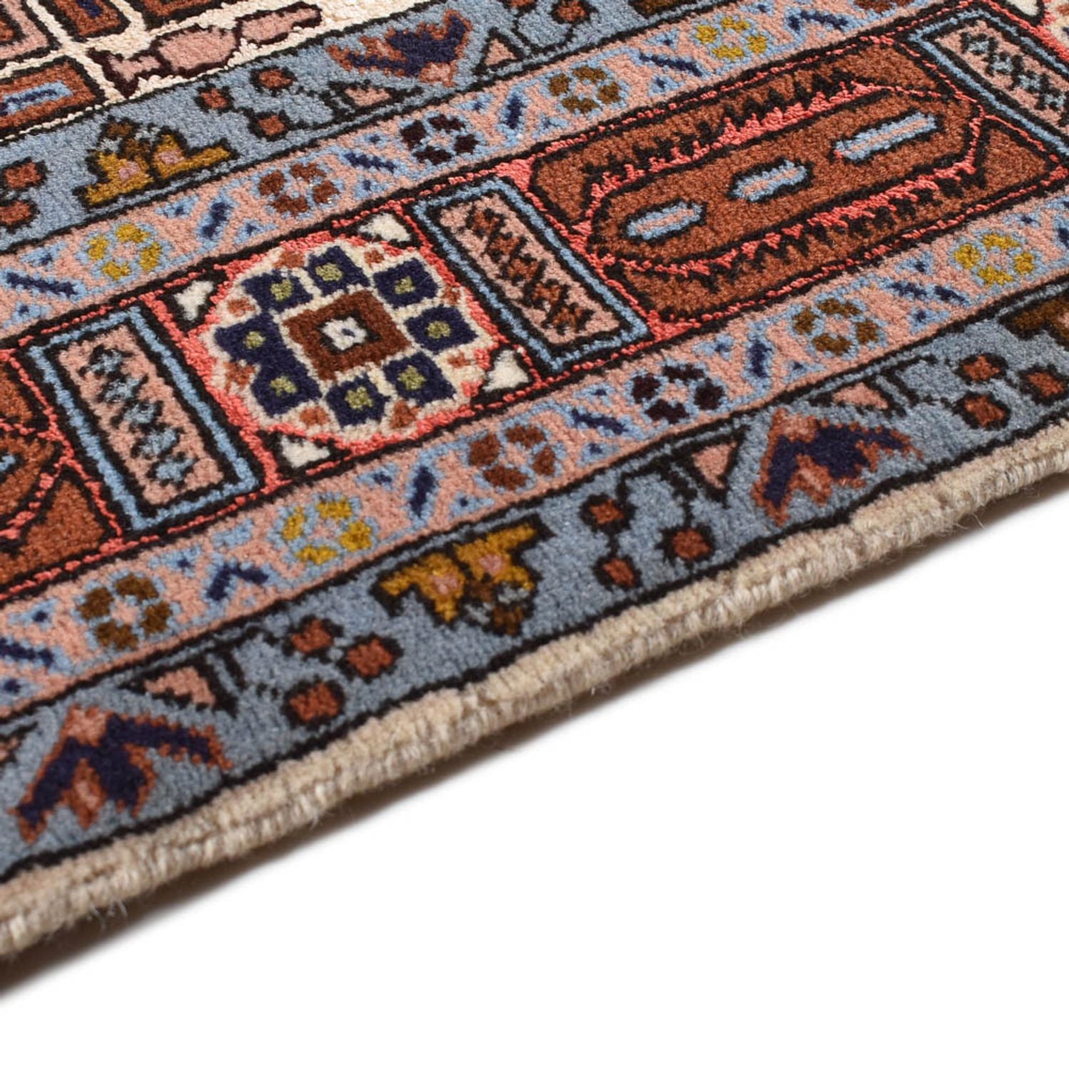 Perserteppich - Nomadic - 206 x 142 cm - mehrfarbig