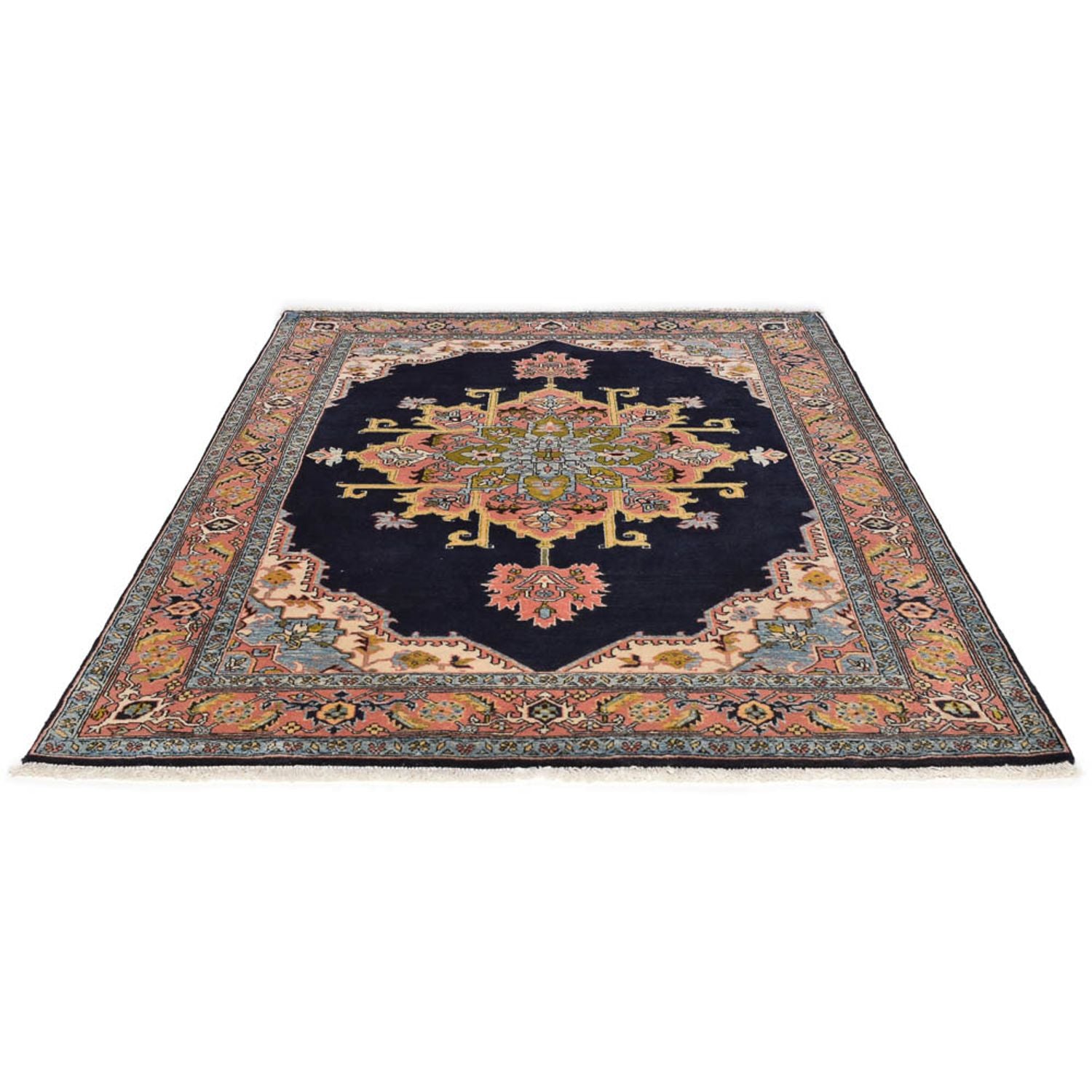 Perserteppich - Nomadic - 206 x 150 cm - dunkelblau