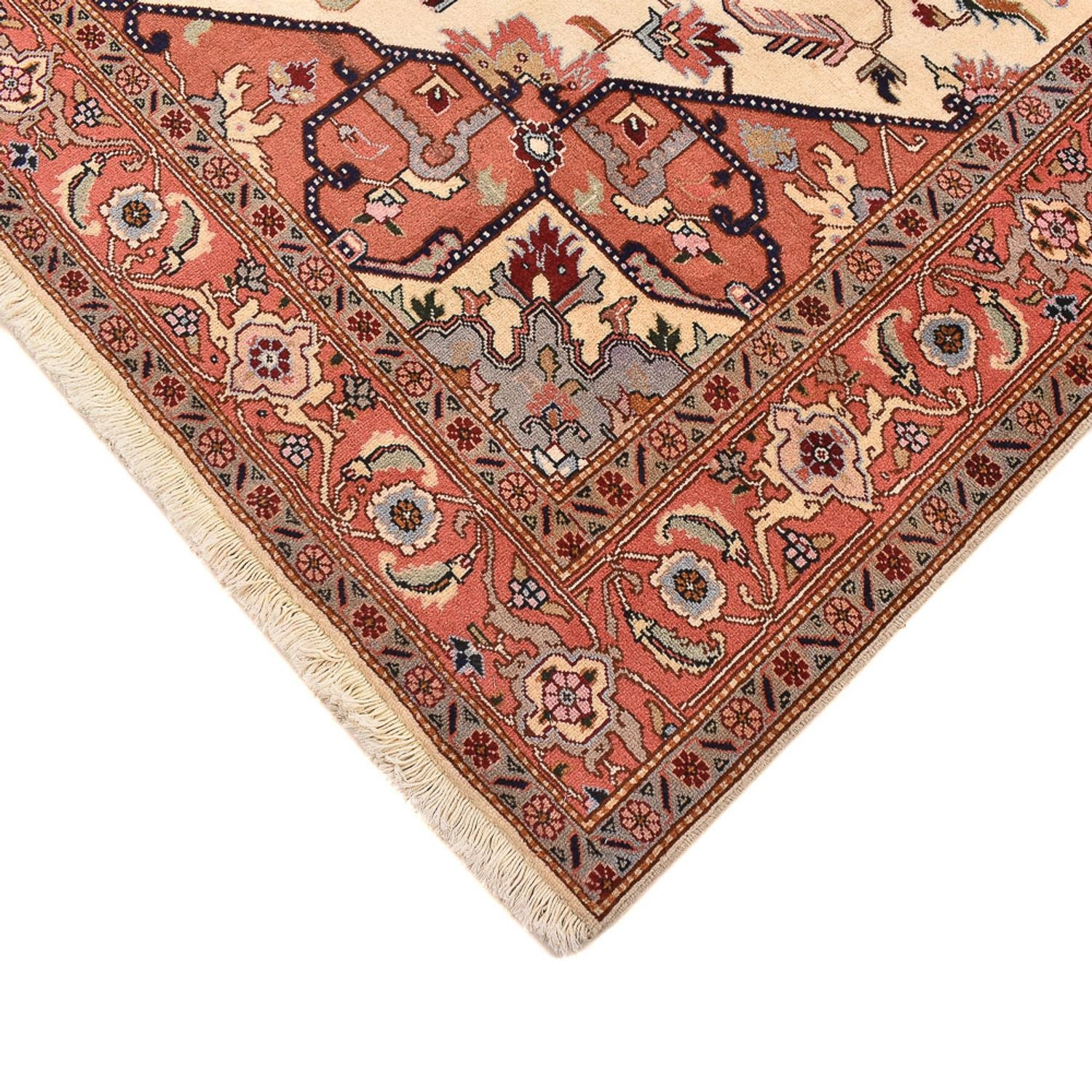 Perserteppich - Täbriz - Royal quadratisch  - 205 x 200 cm - creme