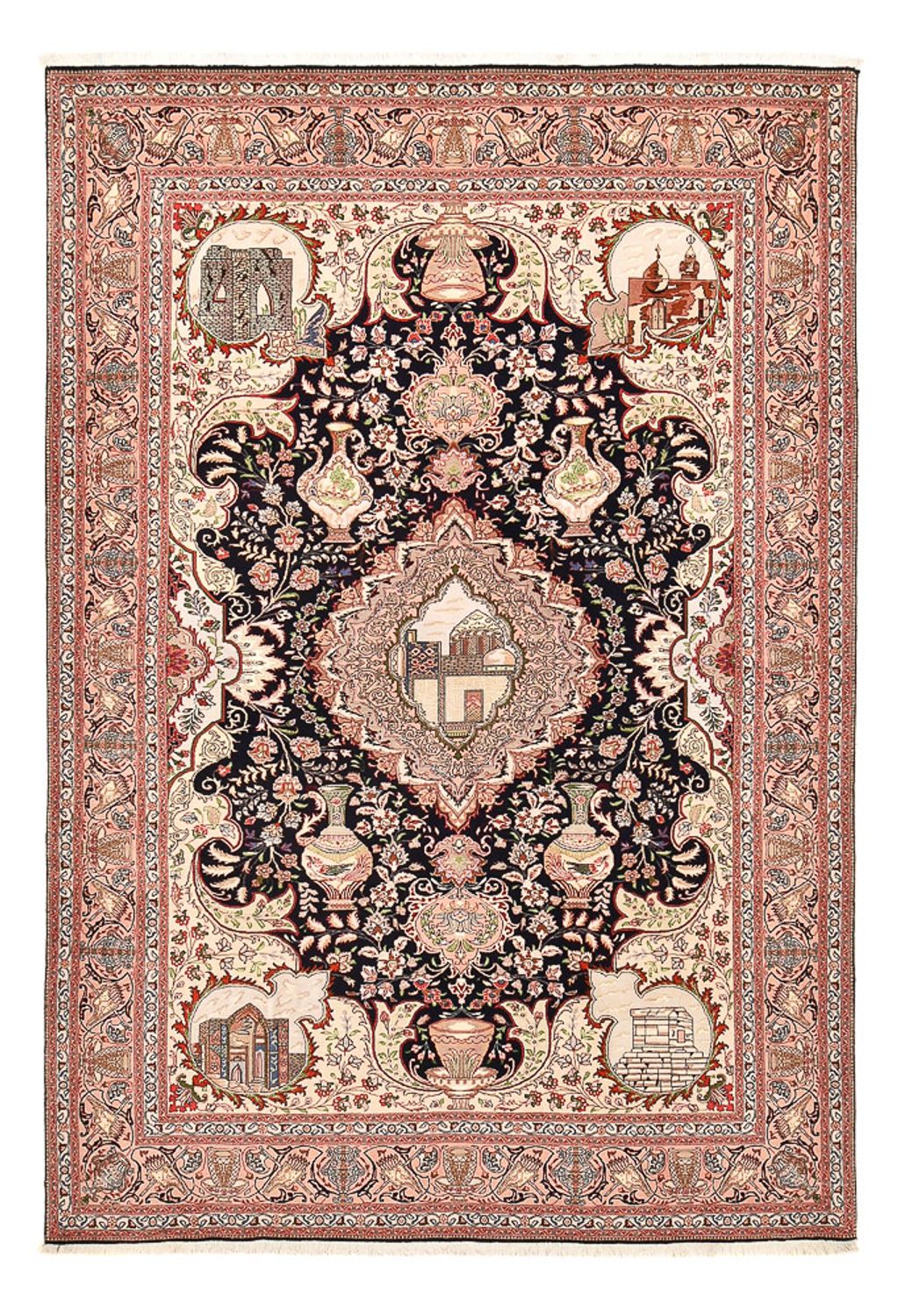 Perserteppich - Täbriz - Royal - 302 x 202 cm - mehrfarbig