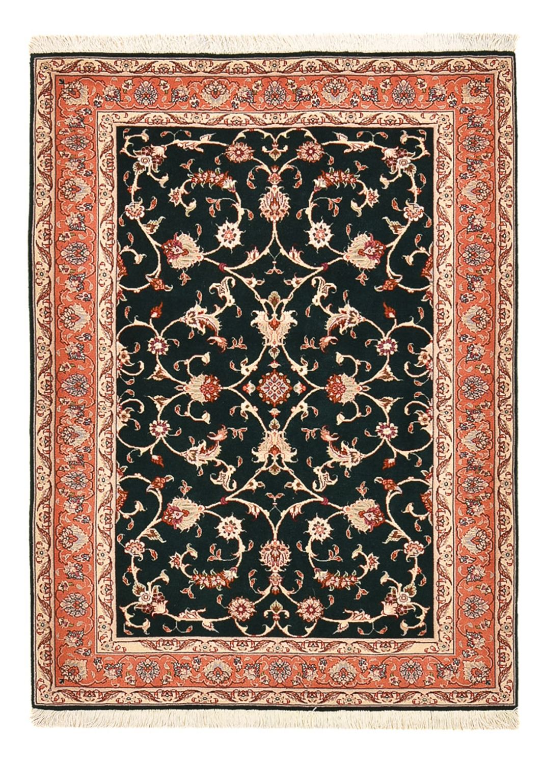 Perserteppich - Täbriz - Royal - 145 x 100 cm - dunkelblau