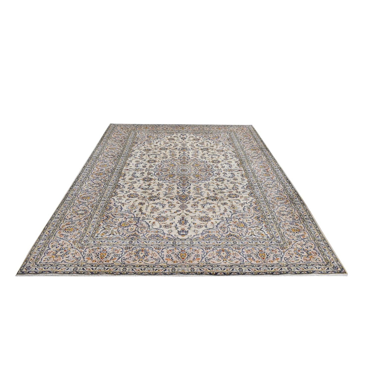 Perserteppich - Keshan - Royal - 345 x 245 cm - grau