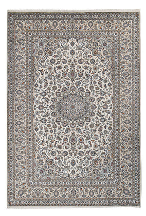 Perserteppich - Keshan - Royal - 362 x 246 cm - grau