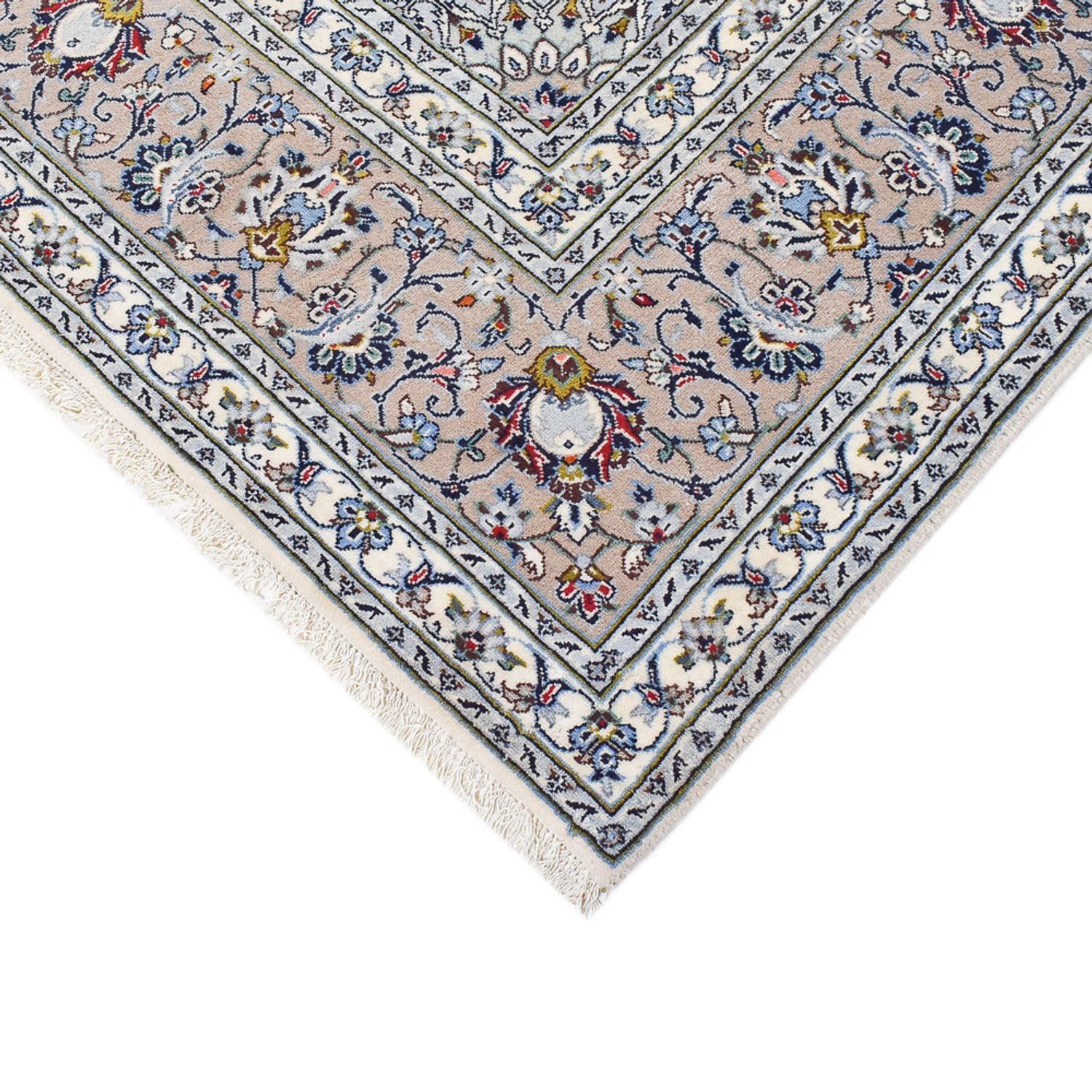 Perserteppich - Keshan - Royal - 360 x 248 cm - grau