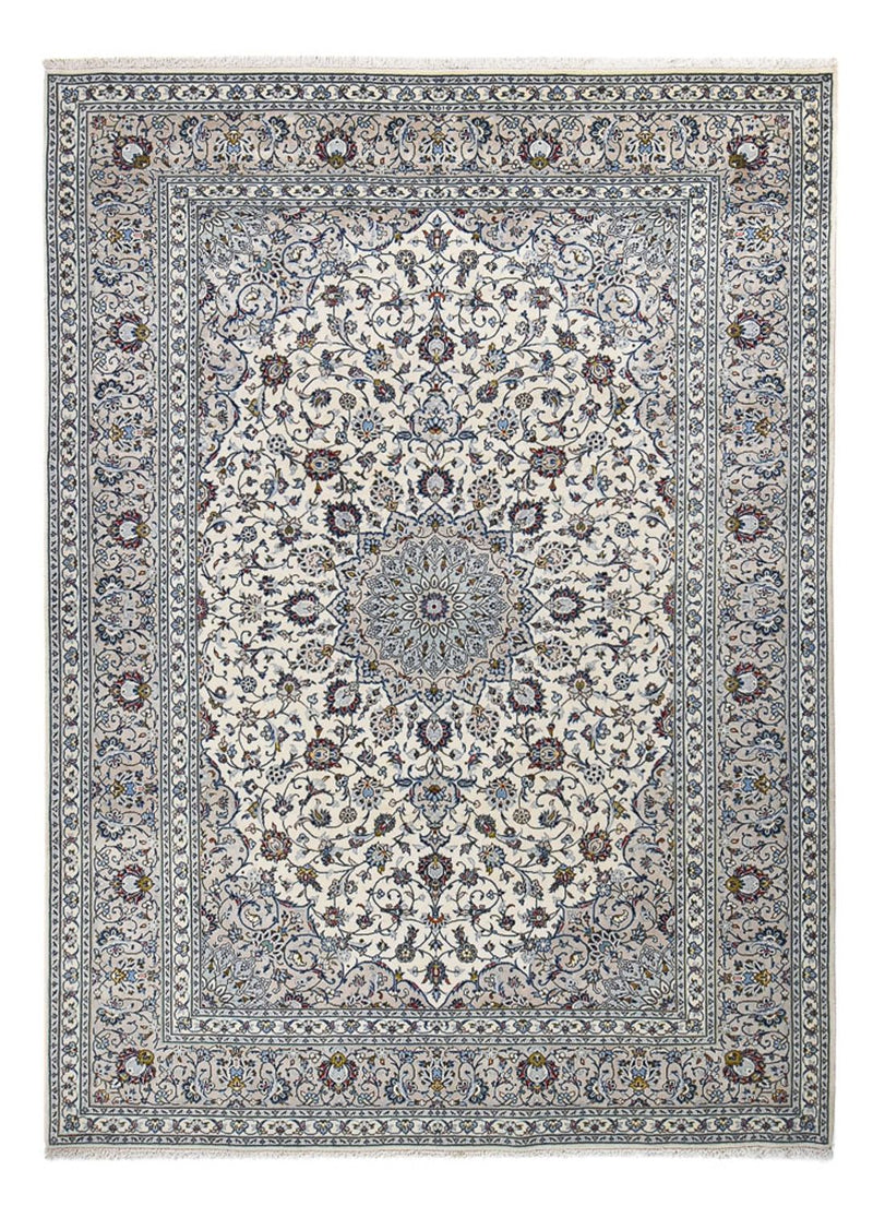 Perserteppich - Keshan - Royal - 348 x 250 cm - grau