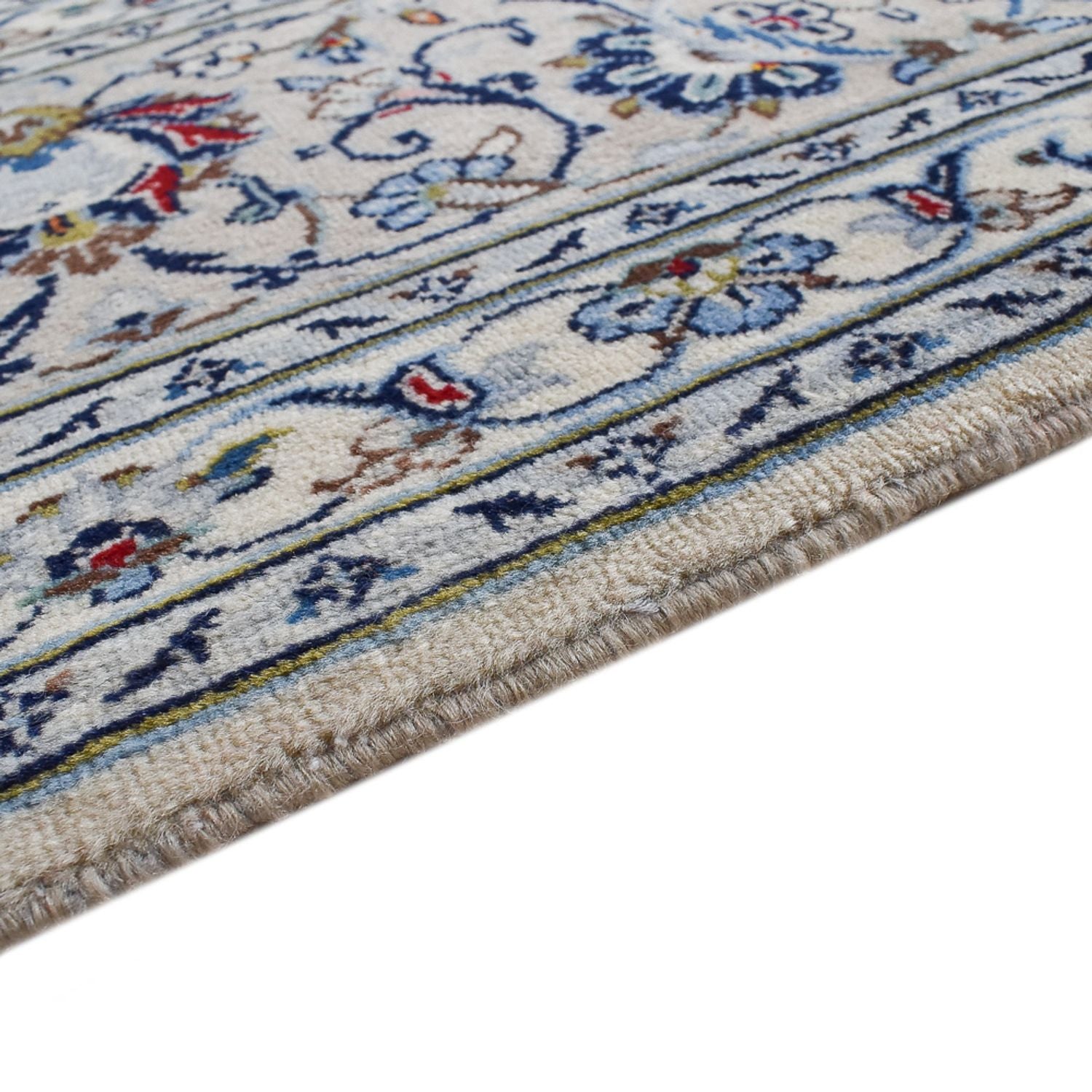 Perserteppich - Keshan - Royal - 348 x 250 cm - grau