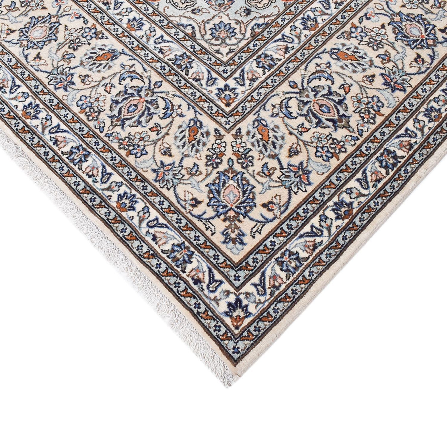Perserteppich - Keshan - Royal - 362 x 245 cm - grau
