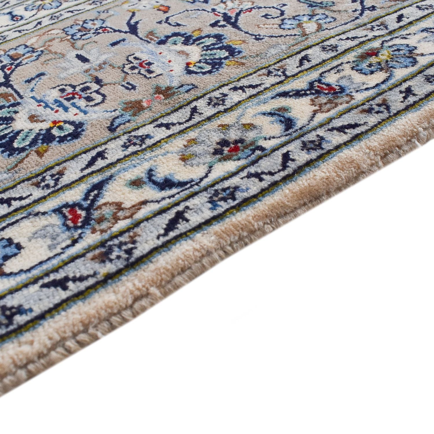 Perserteppich - Keshan - Royal - 343 x 250 cm - grau