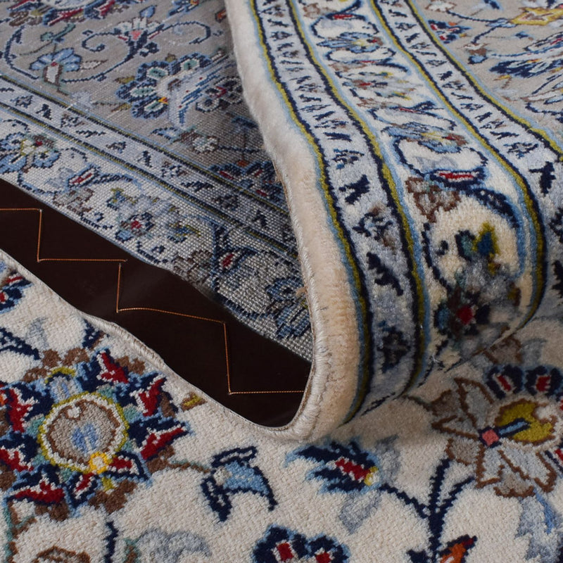 Perserteppich - Keshan - Royal - 343 x 250 cm - grau