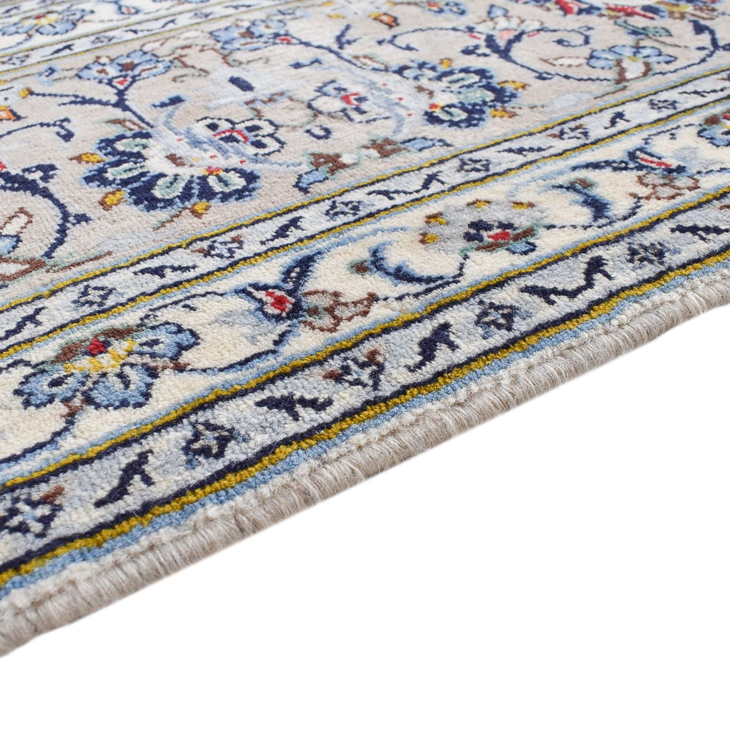 Perserteppich - Keshan - Royal - 346 x 246 cm - grau
