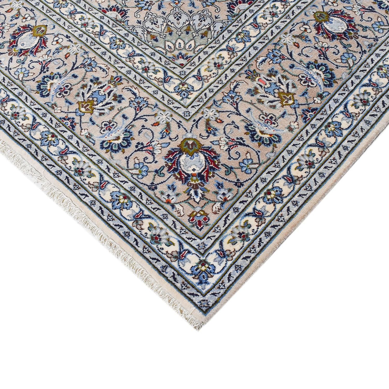 Perserteppich - Keshan - Royal - 350 x 240 cm - grau